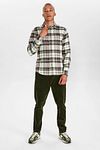 Anerkjendt Shirt Louis Checks Beige Model / Voorkant