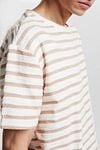 Anerkjendt Kikki T-shirt Orange Striped Model / Detail