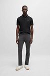 BOSS Chino Slim Anthracite Model / Voorkant