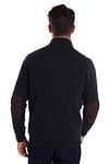 Barbour Trui Wol Patch Antraciet Model / Achterkant