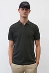 Marc O'Polo Poloshirt Antraciet Model / Voorkant