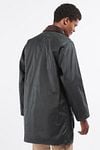 Barbour Border Wax Jacket Green Model / Achterkant