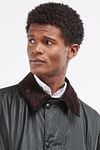 Barbour Border Wax Jas Groen Model / Detail