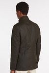 Barbour Wax Jacket Corbridge Olive Model / Achterkant