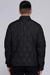 Barbour International Accelerator Race Quilt Steppjacke Schwarz Model / Achterkant