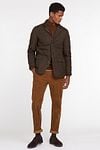 Barbour Jacket Quilted Lutz Brown Model / Voorkant