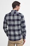 Barbour Kyeloch Shirt Checkered Blue Grey Model / Achterkant