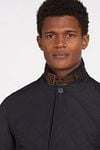 Barbour Steppjacke Quilted Lutz Navy Model / Detail
