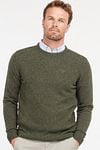 Barbour Tisbury Pullover Dunkelgrün Model / Voorkant