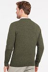 Barbour Tisbury Pullover Dunkelgrün Model / Achterkant