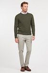 Barbour Tisbury Trui Donkergroen Model / Voorkant
