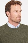 Barbour Tisbury Trui Donkergroen Model / Detail
