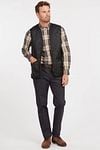 Barbour Waistcoat Polarquilt Black Model / Voorkant