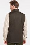 Barbour Westmoreland Wachsweste Olivgrün Model / Achterkant