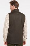 Barbour Westmoreland Wachsweste Olivgrün Model / Achterkant