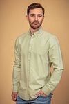 Suitable Shirt BD Oxford Light Green Model / Voorkant with Emiel