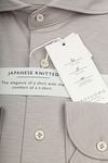 Profuomo Japanese Knitted Hemd Melange Beige Product / Detail