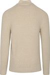 Profuomo Strickjacke Boiled Wolle Ecru Product / Achterkant