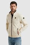 PME Legend Strickjacke Spacer Ecru Model / Voorkant