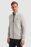 Vanguard Strickjacke Baumwolle-Modal-Mischung Beige Model / Zijkant