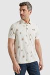 Vanguard Poloshirt Druck Ecru Model / Voorkant