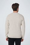 No Excess Pullover Knitted Beige Model / Achterkant