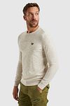 PME Legend Stickgarn Pullover Ecru Model / Zijkant