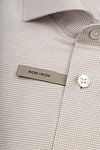 John Miller Shirt Small Check Beige Product / Detail