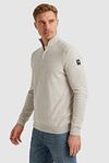 Vanguard Pullover Half Zip Melange Ecru Model / Voorkant