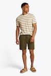 Tommy Hilfiger T-shirt Stripes Beige Model / Voorkant
