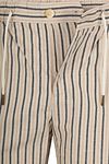 Scotch and Soda Fave Short Stripe Beige Product / Achterkant