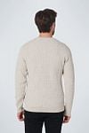 No Excess Trui Gebreid Beige Model / Achterkant