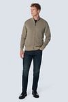 No Excess Vest Zipper Greige Model / Voorkant