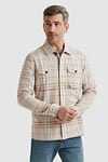 Vanguard Overshirt Ruiten Beige Model / Voorkant
