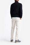 King Essentials The Michael Half Zip Pull Merino Black Model / Achterkant