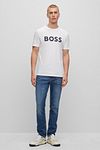 BOSS T-shirt Thinking White Model / Voorkant