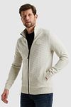 PME Legend Veste Zippée Sweat Ecru  Model / Zijkant