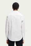 Scotch and Soda Chemise Coupe Slim Blanc Model / Achterkant