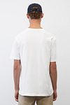 Marc O'Polo T-Shirt Logo Blanche Model / Achterkant