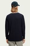 Scotch and Soda Cardigan Wool Blend Marine Model / Achterkant
