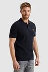 PME Legend Poloshirt Knitted Navy Model / Zijkant