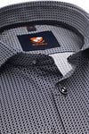 Suitable Overhemd Twill Print Navy Product / Detail