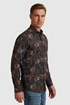 Vanguard Overhemd Print Navy Model / Zijkant