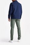 King Essentials The Benjamin Overshirt Navy Model / Achterkant