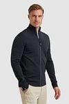 Vanguard Vest Viscose Donkerblauw Model / Zijkant