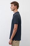 Marc O'Polo Polo Bleu Foncé Model / Zijkant