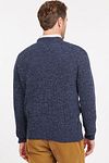 Barbour Pullover Laine d'Agneau Knitted Navy Model / Achterkant