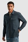Cast Iron Overshirt Steel Blue Model / Voorkant