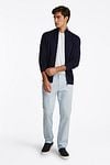 Tommy Hilfiger Cardigan Zip Navy Model / Voorkant