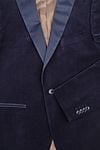 Suitable Smoking Blazer Velvet Navy Product / Detail